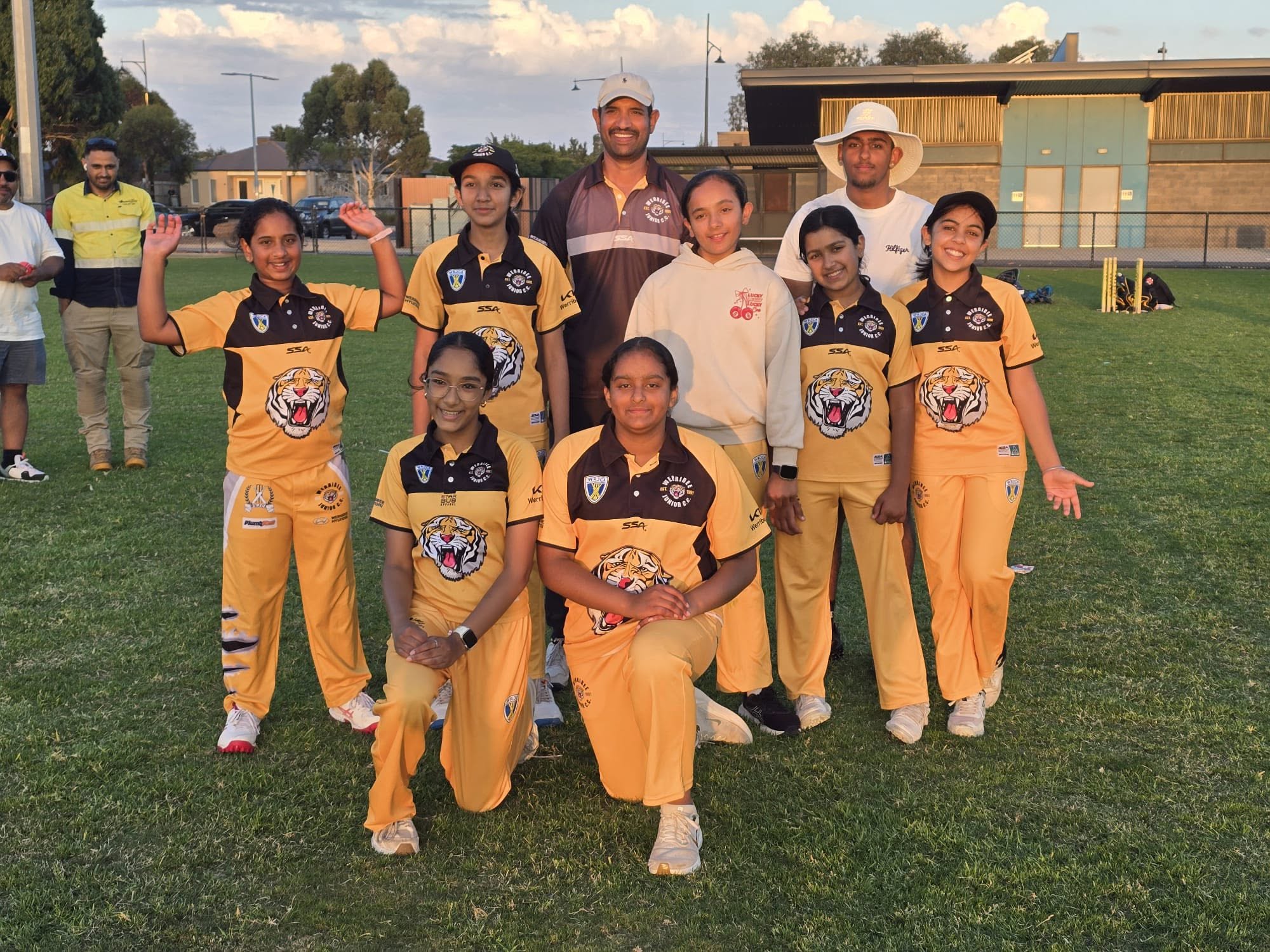 Werribee Junior Cricket Club members and players